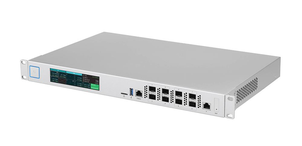 USG-XG-8 Ubiquiti Gateway Router with Eight 10G SFP+ and One 1G RJ45 - 1 Ports - Management Port - 8 - 10 Gigabit Ethernet - 1U - Rack-mountable - 1