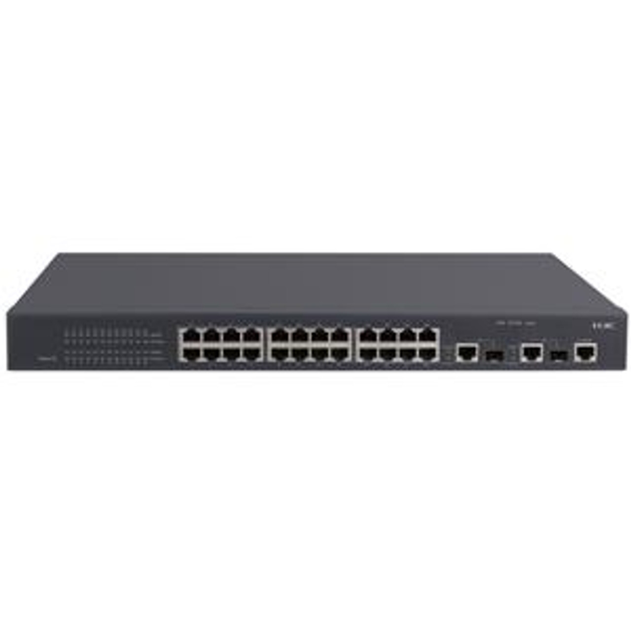 0235A23P 3Com S3100-26TP-EI Ethernet Switch 2 x SFP (mini-GBIC) Shared 24 x 10/100Base-TX LAN, 2 x 10/100/1000Base-T LAN (Refurbished)