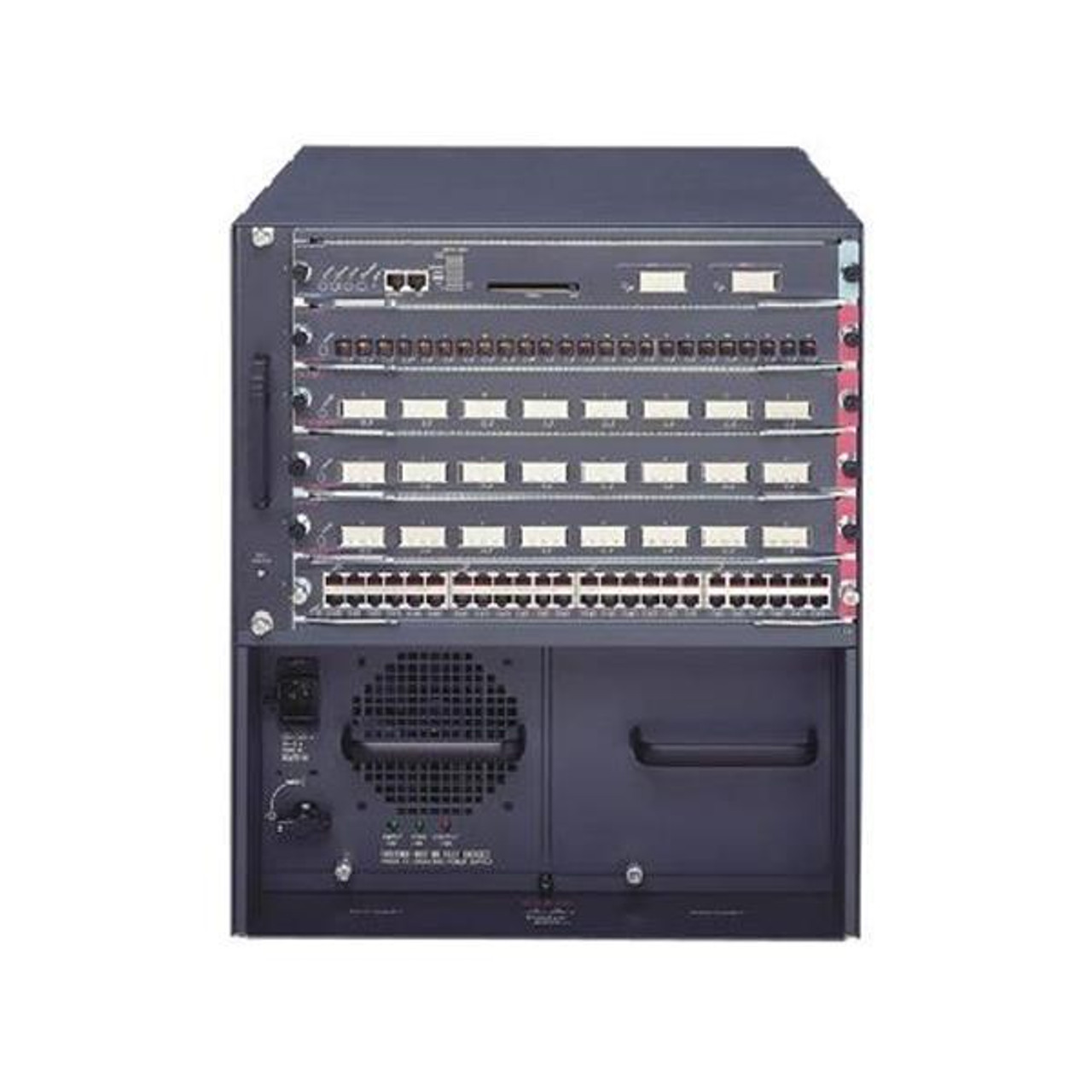 WS-C6506-E Cisco Catalyst Enhanced 6506 Chassis 6 SLOT 15U NO Power Supply NO Fan Tray (Refurbished)