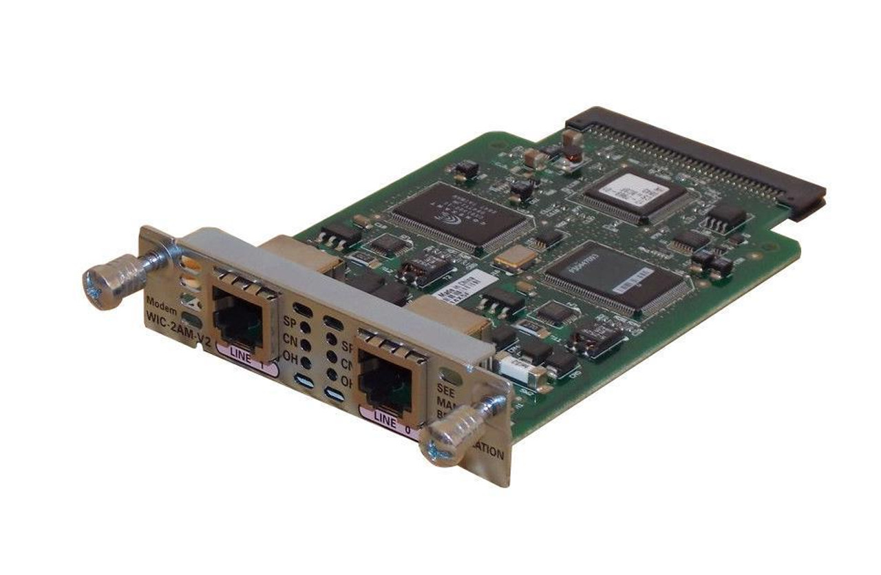 WIC-2AM Cisco 2-Ports Analog Modem WAN Interface Card (Refurbished)