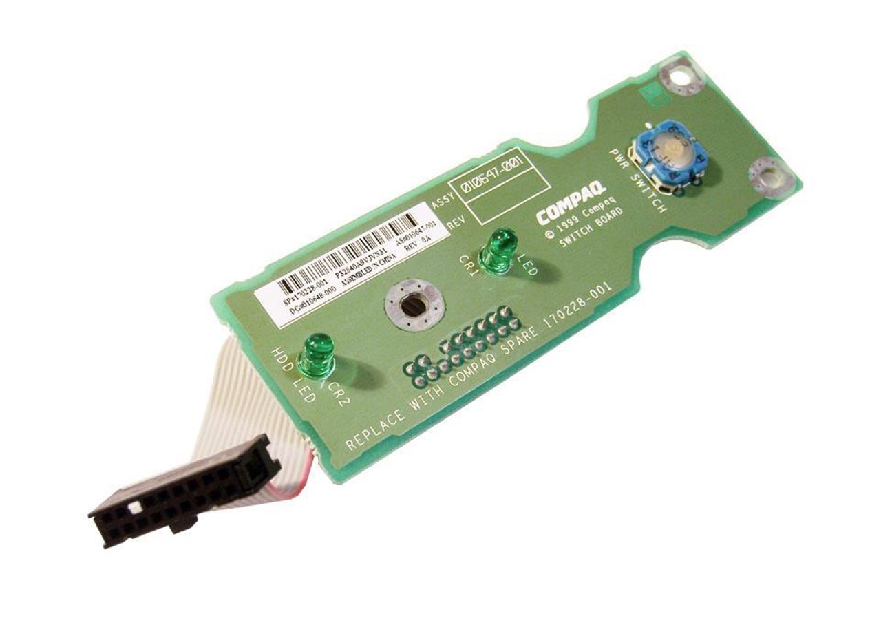 170228-001-06 Compaq Comapq Switch Board W/Leds for IPAQ