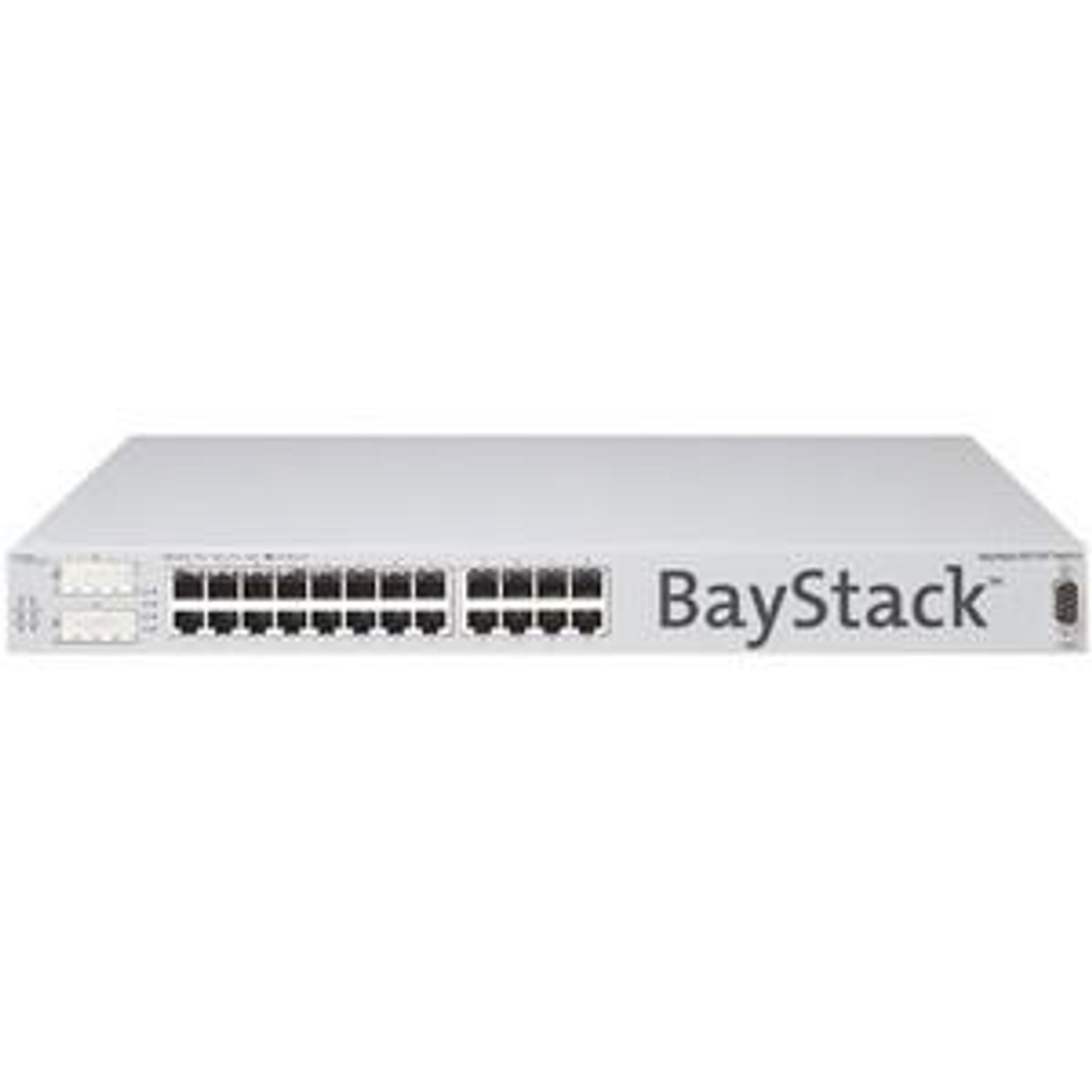 NT2220AAE5 Nortel 470-24T Managed Stackable Ethernet Switch 2 x GBIC 24 x 10/100Base-TX LAN (Refurbished)