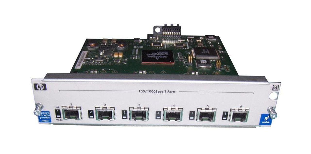 5065-6536 HP Procurve Ethernet Switch Gl 6port Console Module 100/1000btx  Copper Rack Mountable (Refurbished)