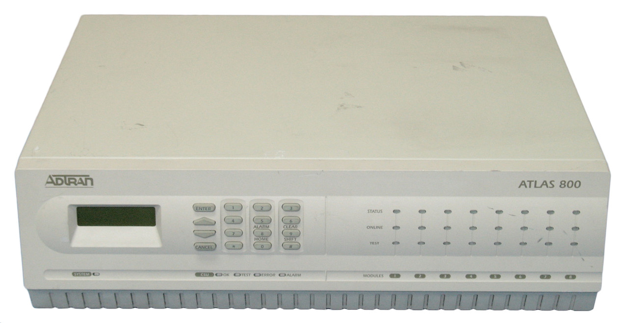 1200180L1 Adtran Atlas 800 + Quad PRI & Quad NX56/64 AC Power Module (Refurbished)