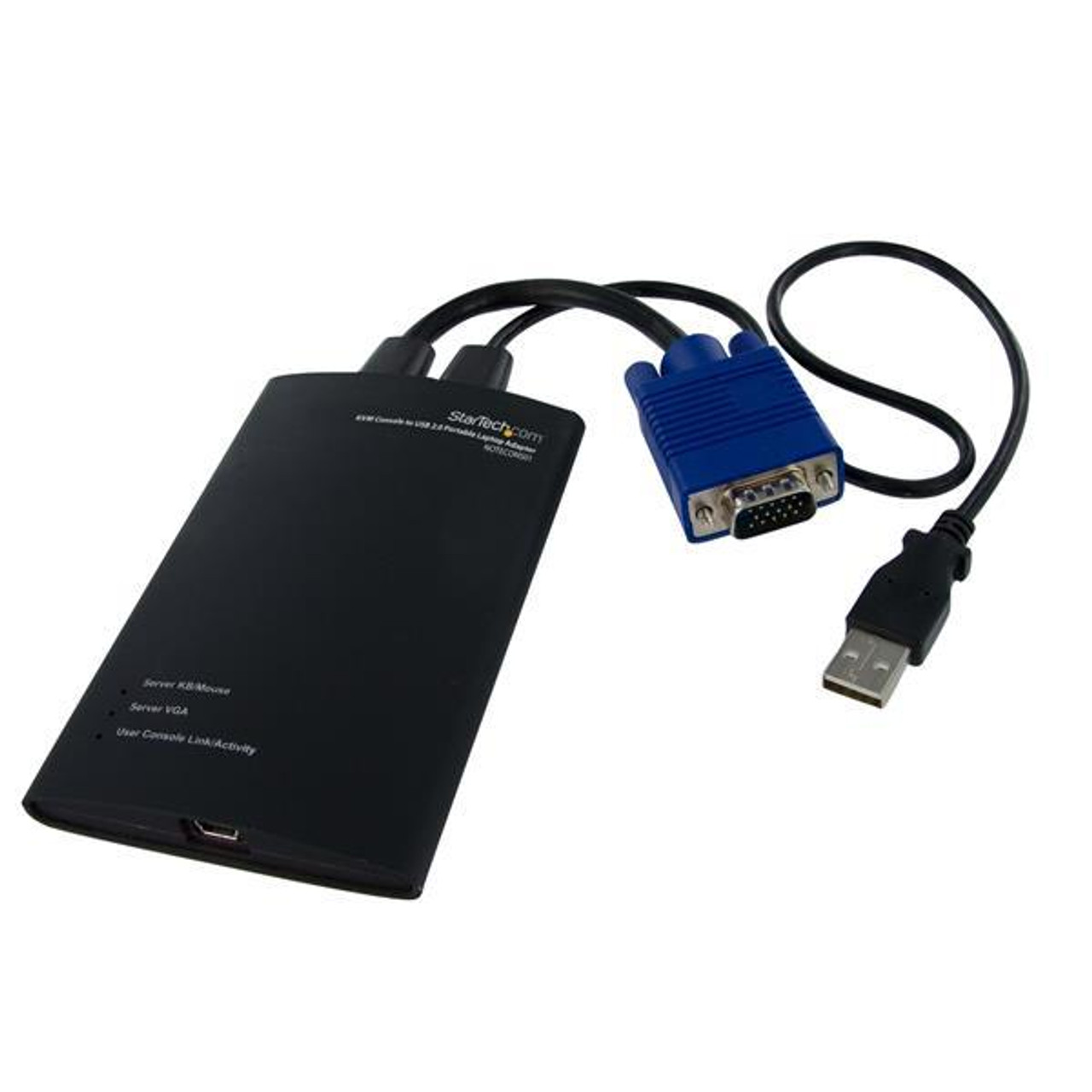 NOTECONS01 StarTech KVM Console to USB 2.0 Portable Laptop Crash Cart Adapter