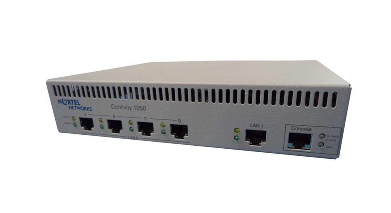DM1401144E5 Nortel 1050 VPN Router 1 x 10/100Base-TX WAN, 4 x 10/100Base-TX LAN (Refurbished)