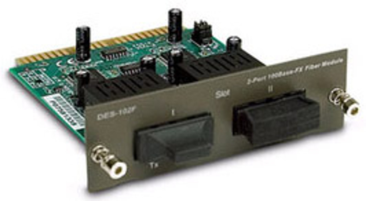 DES-5005 D-Link 100Base-FX 2-port Fast Ethernet Expansion Module (Refurbished)