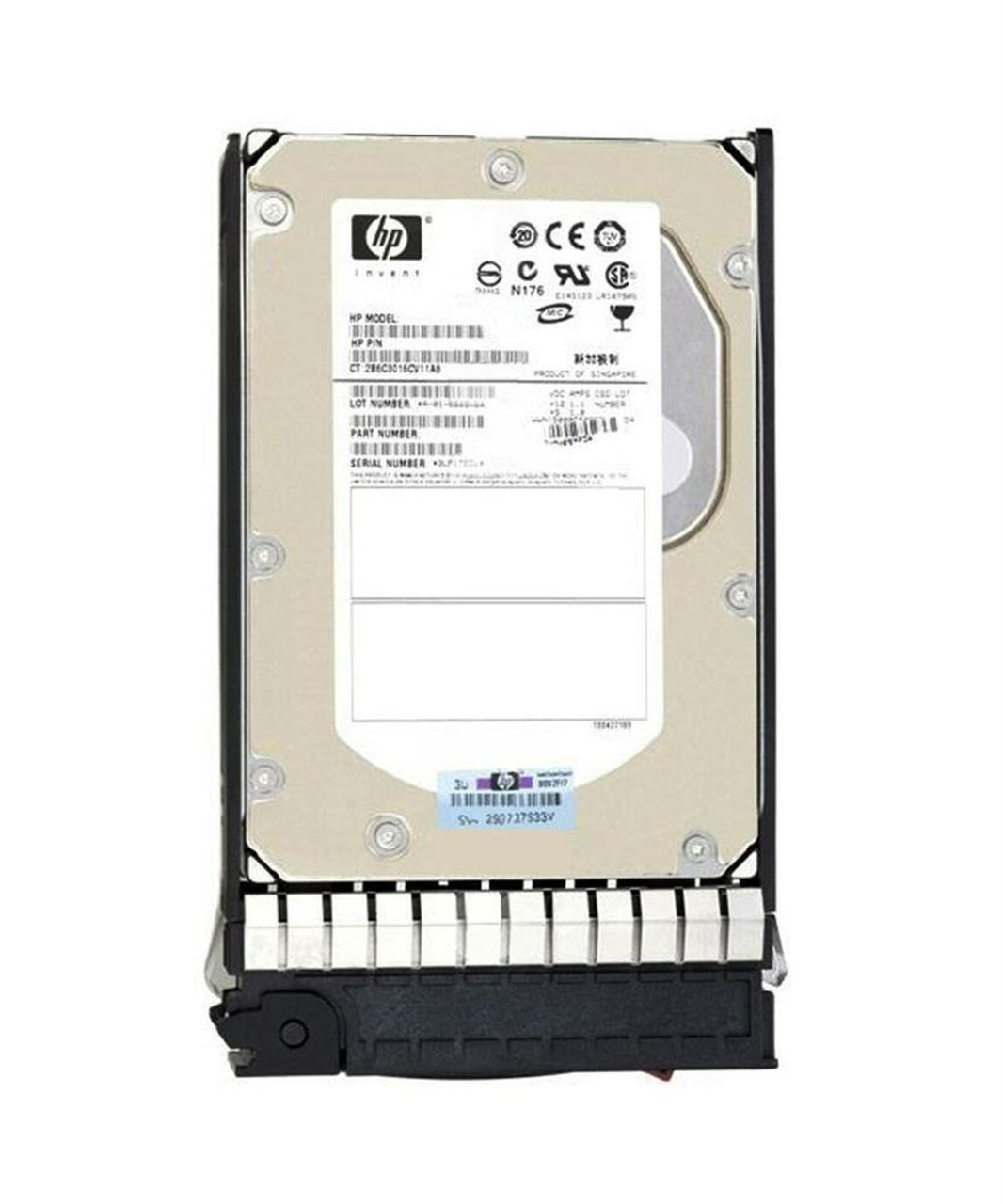 0JU564 Dell 300GB 15000RPM Ultra-320 SCSI 80-Pin 8MB Cache 3.5-inch Internal Hard Drive