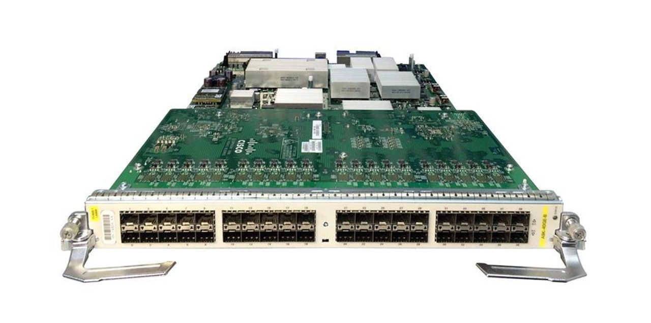 A9K-40GE-B Cisco 40-Ports Gigabit Ethernet Line Card 40 x SFP (mini-GBIC) Line Card (Refurbished)