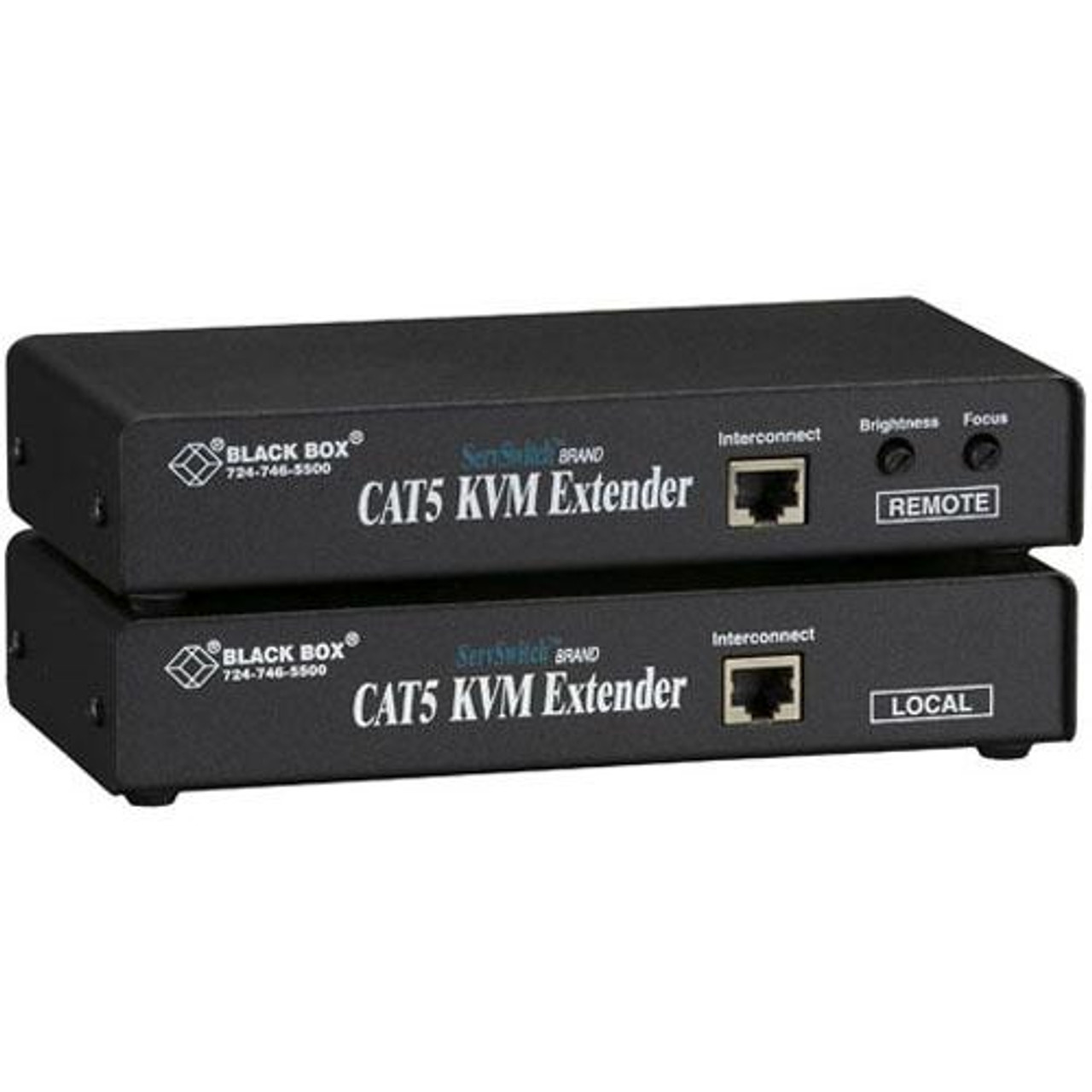 ACU1001A Black Box ServSwitchKVM Console/Extender 1Computer(s) 11 x HD-15 Video 1 x mini-DIN (PS/2) Keyboard 1 x mini-DIN (PS/2) Mouse Rack-mountable