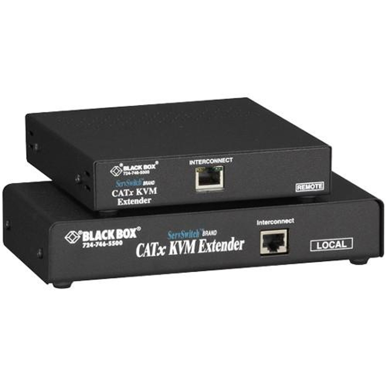 ACU2009A Black Box ServSwitch KVM Console/Extender 1Computer(s) 1 1 Local User(s) Remote User(s) Rack-mountable