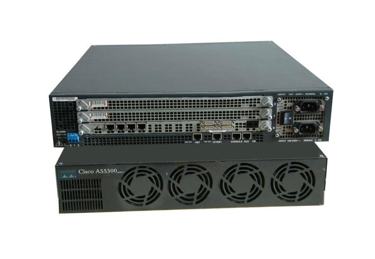 AS5300-AC Cisco As5300 3 Slot Chassis With 2xmica and 1x8pri (Refurbished)