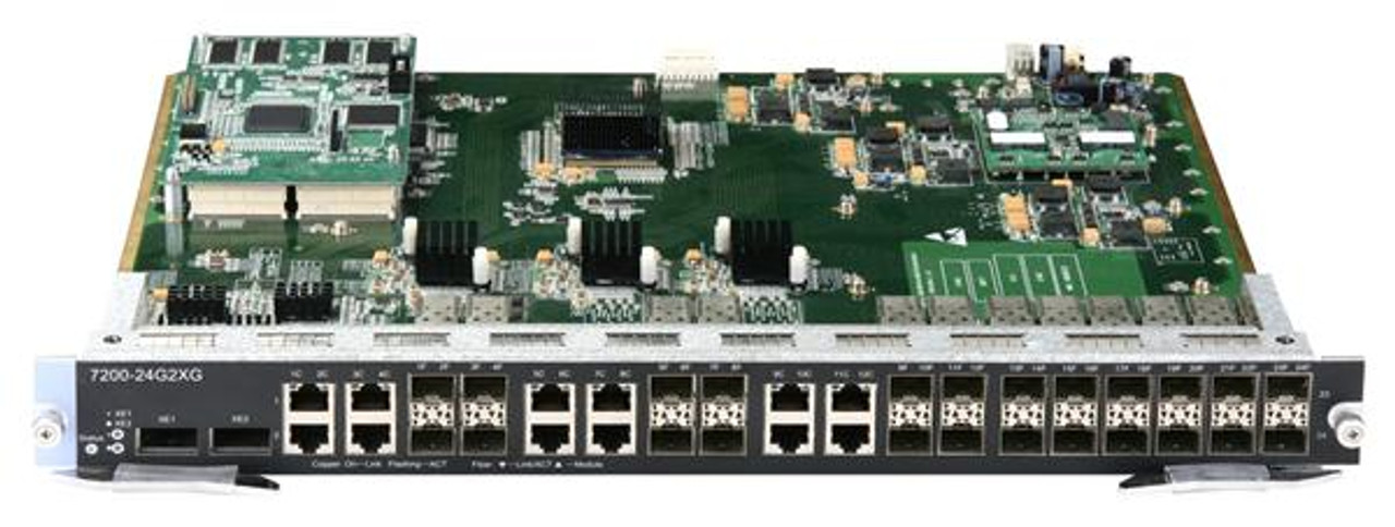 7200-24G2XG D-Link 7200-24G2XG Expansion Module 24 x SFP (mini-GBIC) , 2 x XFP (Refurbished)