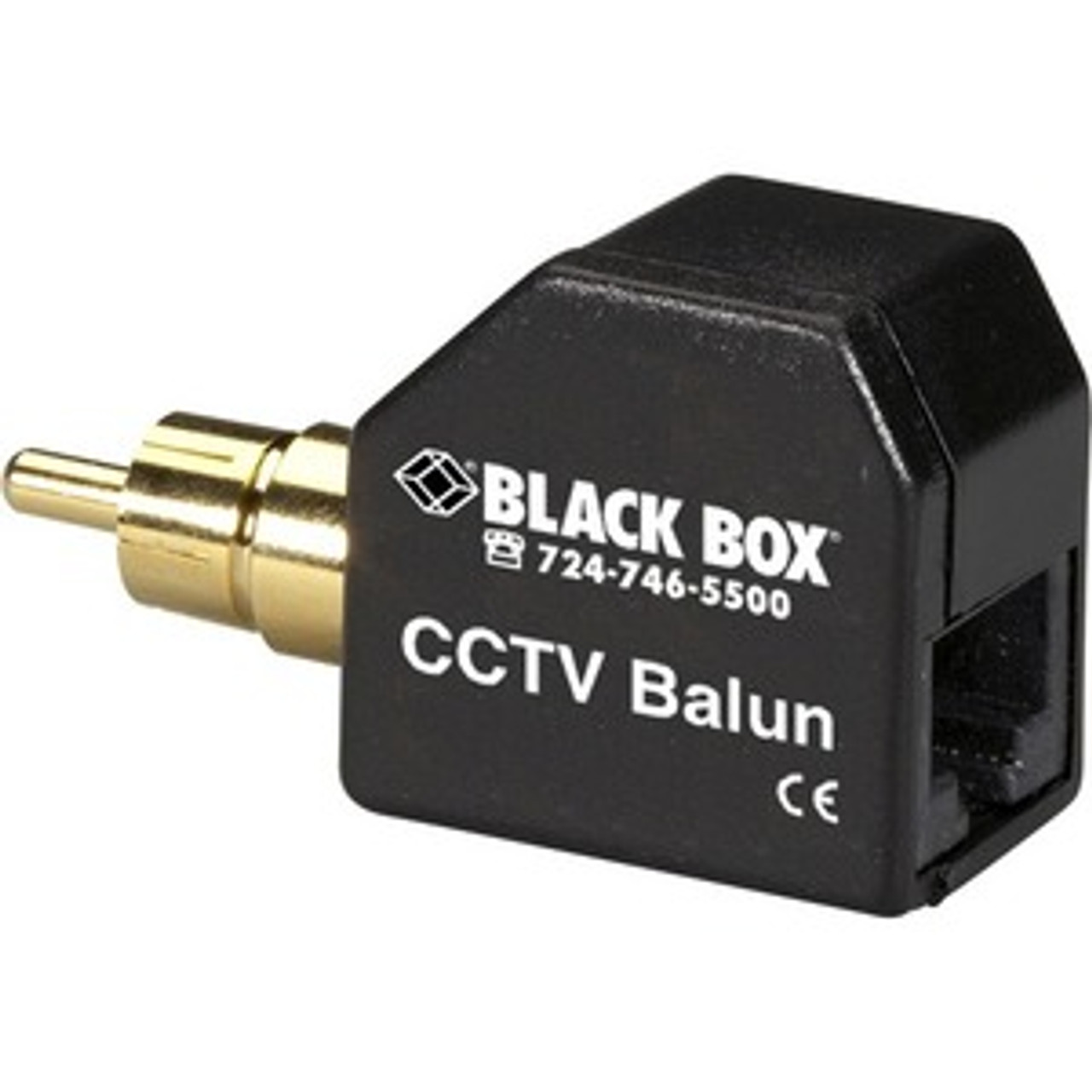 IC444A-RCA Black Box CCTV Balun with RCA Connector