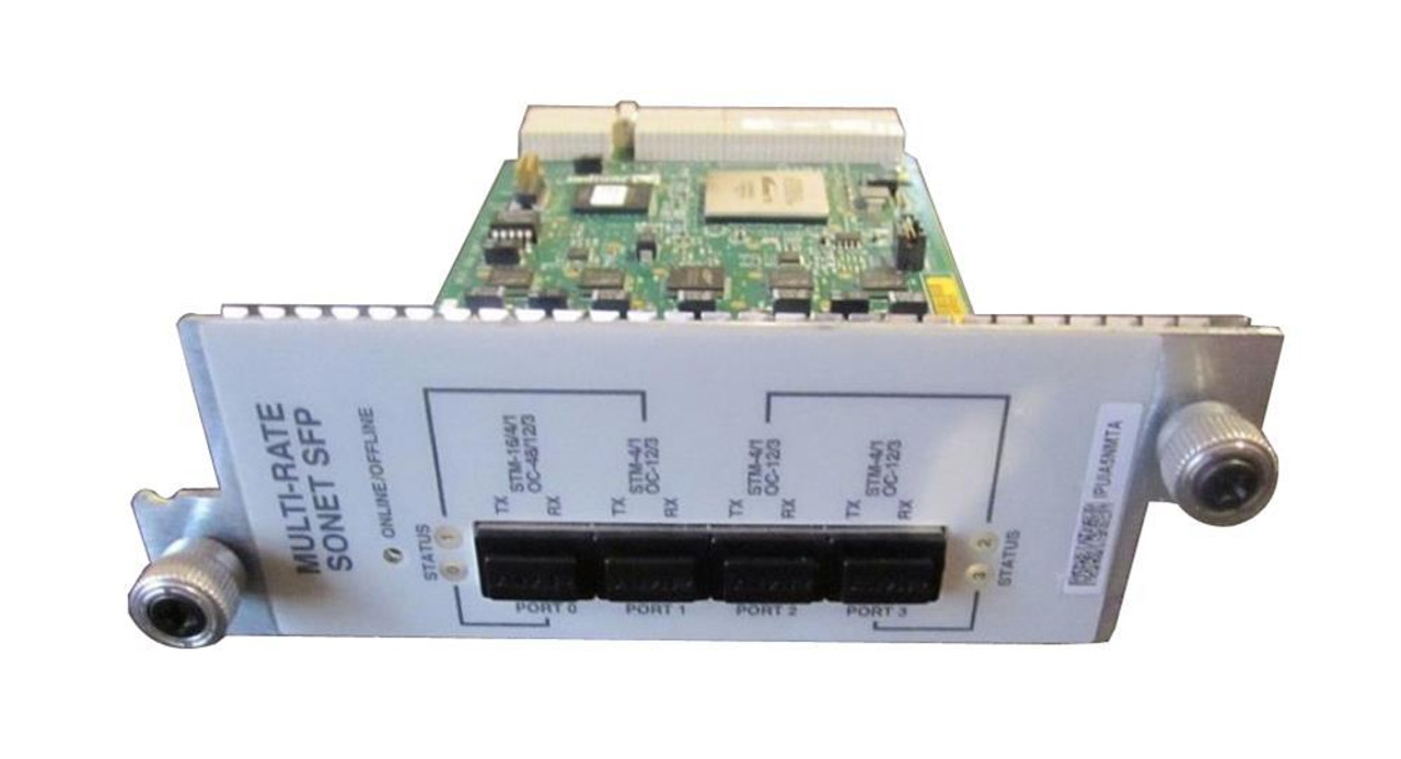 PB-4OC3-4OC12-SON-SFP Juniper 4-Port OC3/STM1 or OC12/STM4 per port PIC (Refurbished)