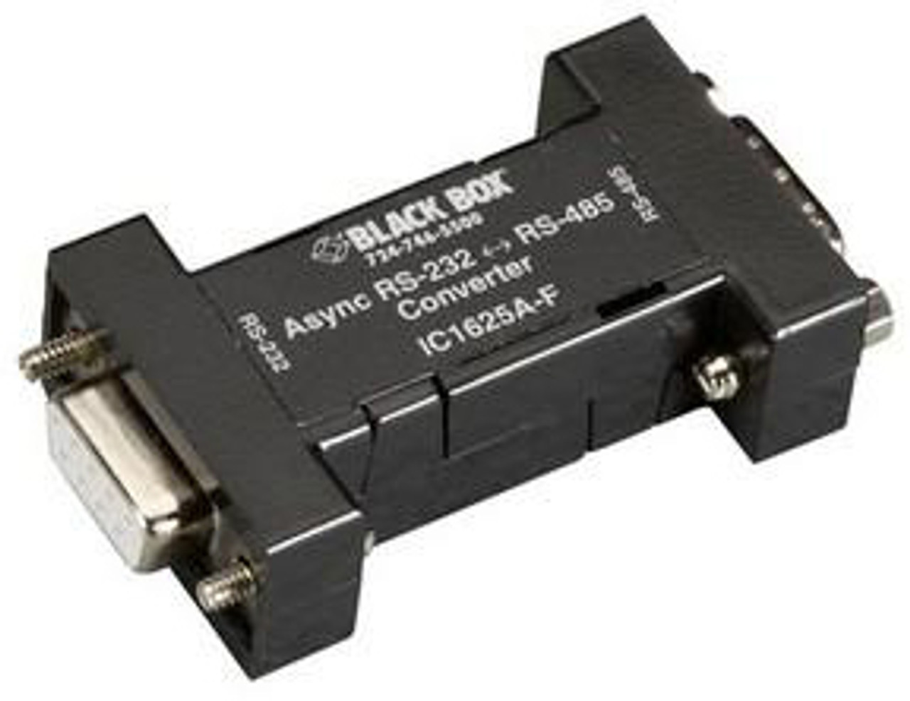 IC1625A-F Black Box Async RS-232 to RS-485 Interface Converter 1 x DB-9 RS-232 1 x DB-9 RS-485 4000.0002 ft