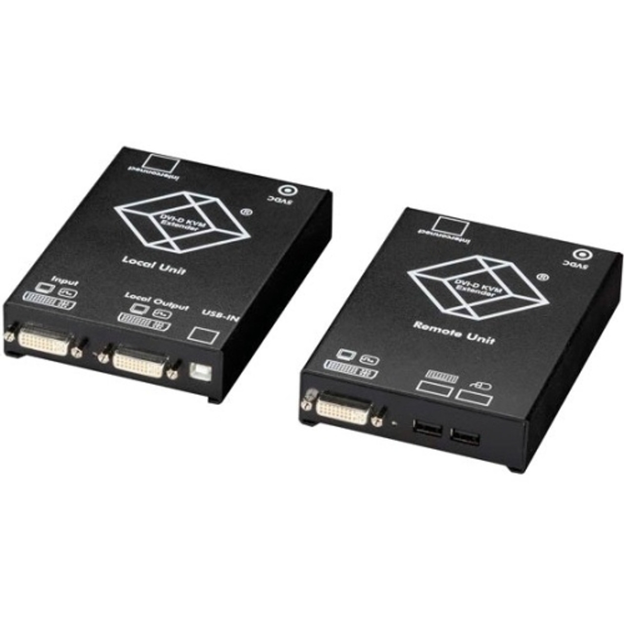 ACS4001A-R2-MM Black Box ServSwitch Single DVI Fiber Optic KVM Extender USB Multimode