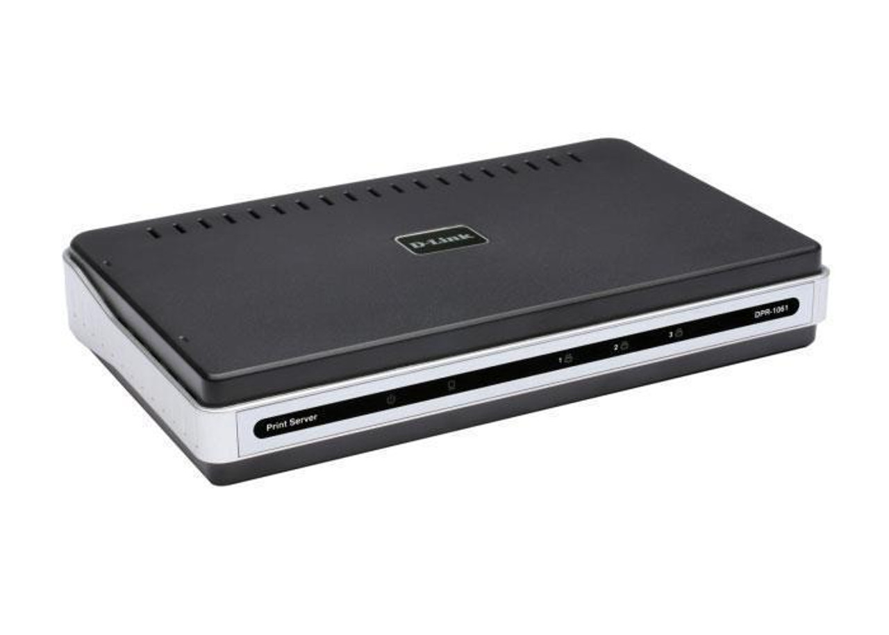 DPR-1061 D-Link 3-Port Multifunction Print Server (Refurbished)