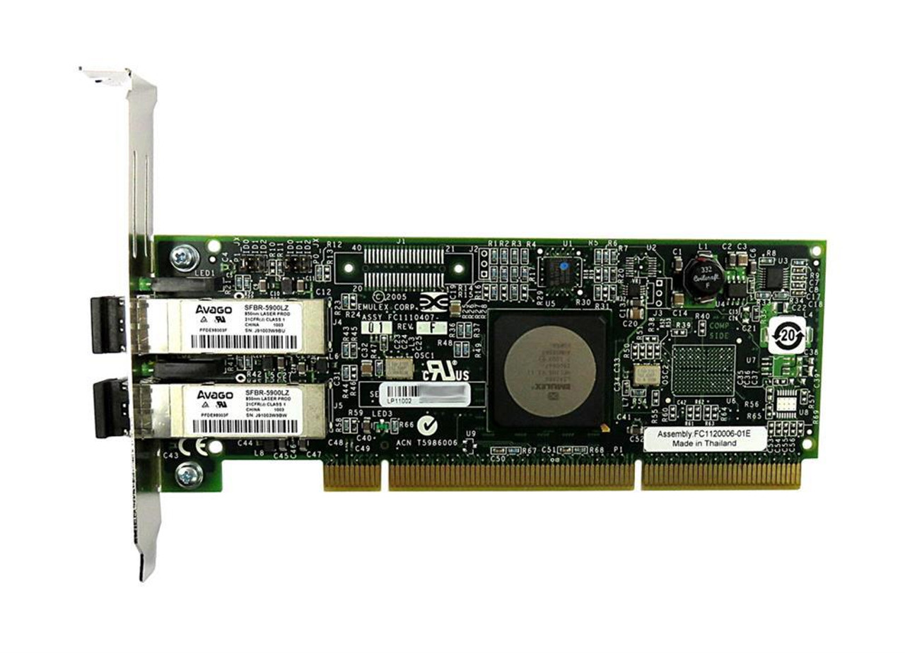 FC1120006-01E Emulex Network LightPulse 4GB Dual Ports Fibre PCI-X