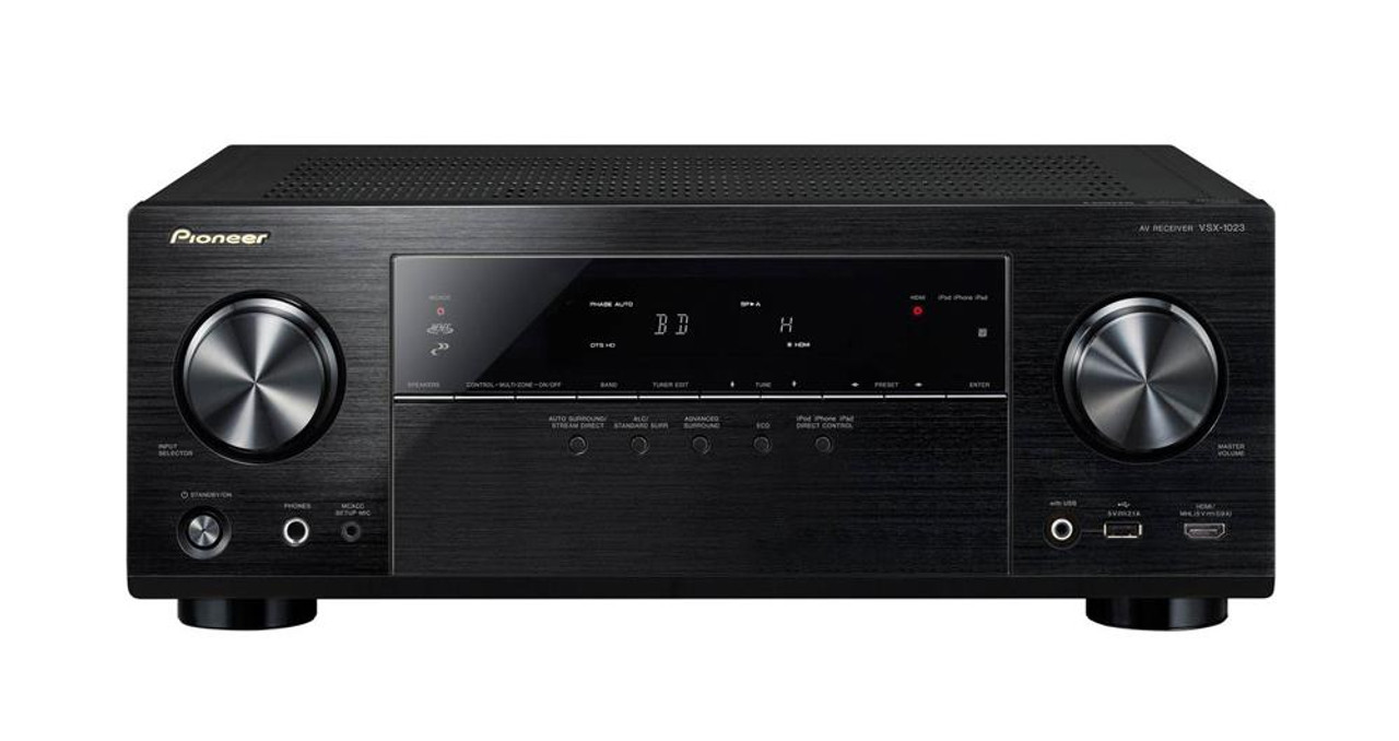 VSX1023K Pioneer A/v Receiver 7.1 Channel Multi-zone Network Ready Airplay Dolby TrueHD 3d Ready HDmi Htc Connect Am/fm Tuner Usb Port Internet Radio