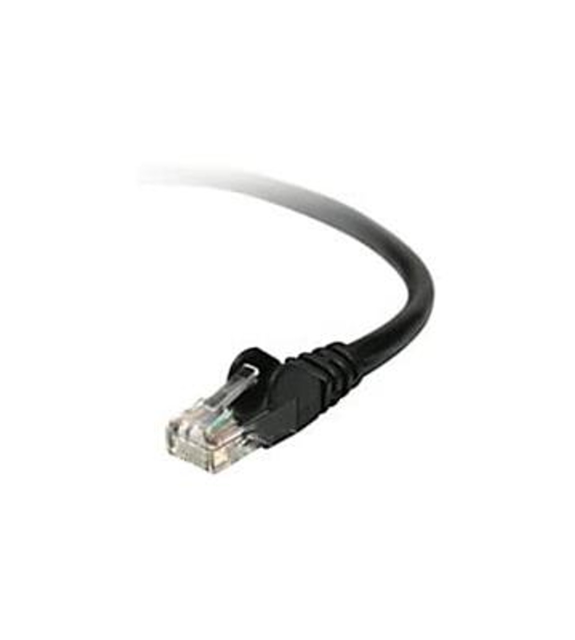 PCF5-14BKS-SN Belkin Cat.5e Patch Cable Category 5e for Network Device 14 ft 1 x RJ-45 Male Network 1 x RJ-45 Male Network Black (Refurbished)