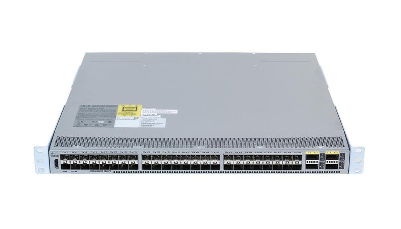 N2K-C2248-PQ= Cisco Nexus 2248PQ 10GE Fabric Extender, 2PS, 4 Fan Module, 48x1/10GE (Refurbished)