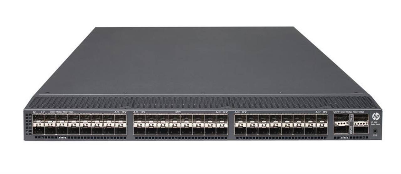 JG846A#ABA HP 48x 10 Gigabit SFP+ managed Switch with 4x 40Gigabit QSFP+ Ports