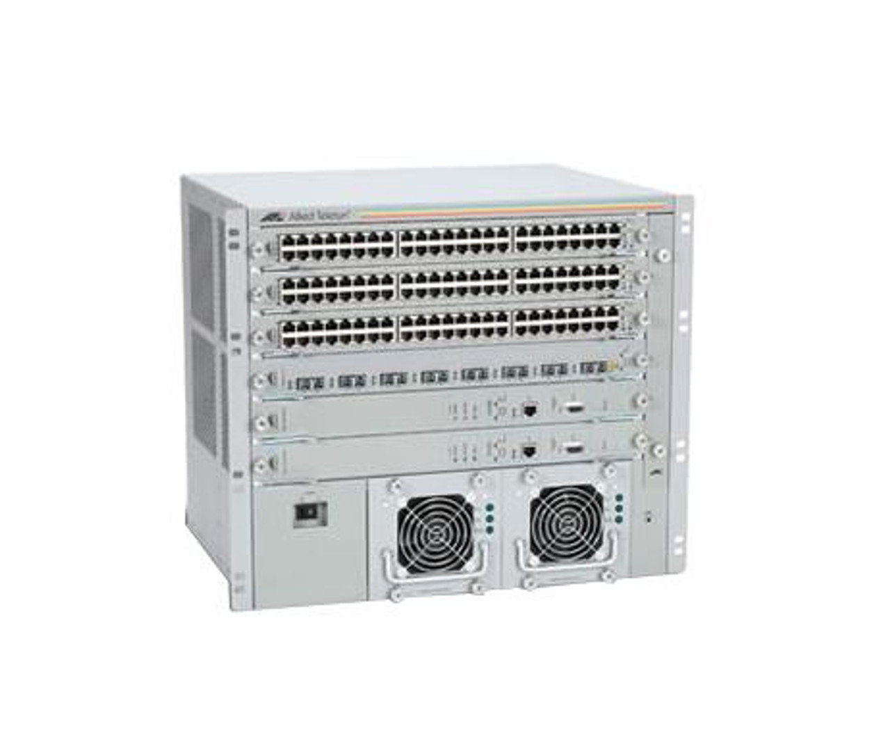 AT-SB4104-00 Allied Telesis 4-Slot Chassis AC Power 4 line Card Slots and 2 switch Controller Slots