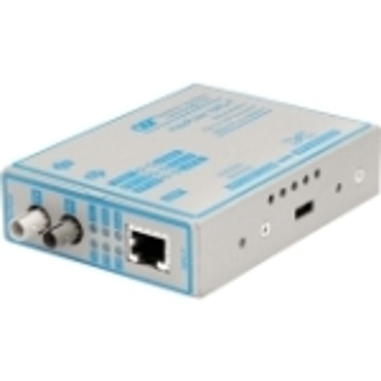 4301-0 FlexPoint 10Mbps Ethernet Fiber Media Converter RJ45 ST Single-Mode 30km 1 x 10BASE-T; 1 x 10BASE-FL; No Power Adapter;