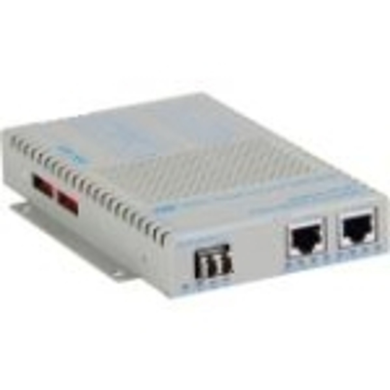 9507-1-21 OmniConverter 10/100/1000 60W Hi-PoE Gigabit Ethernet Fiber Media Converter Switch RJ45 LC Single-Mode 12km 2 x 10/100/1000BASE-T; 1 x 1000BASE-LX;