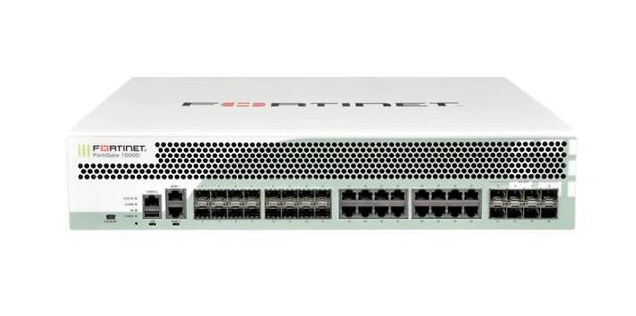 FG-1500D-DC-USG Fortinet 18-Ports 10/100/1000Base-T Gigabit Ethernet Network Security/Firewall Appliance