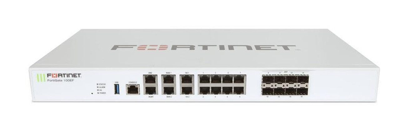 FG-100EF-USG Fortinet FortiGate FG-100EF 14-Ports 10/100/1000Base-T Gigabit Ethernet Network Security/Firewall Appliance