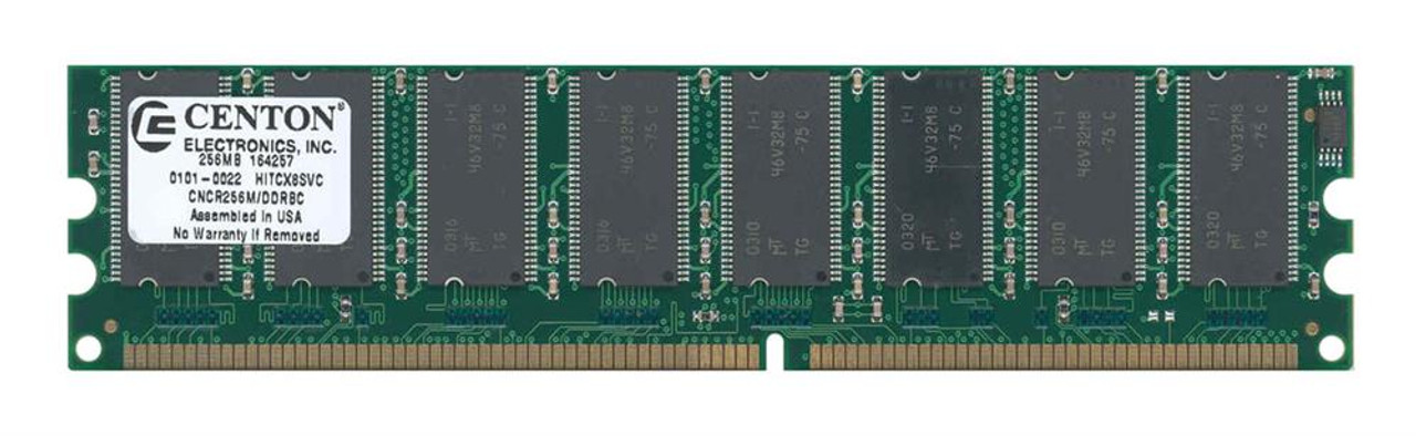 0101-0022 Centon 256MB PC2100 DDR-266MHz non-ECC Unbuffered CL2.5 184-Pin DIMM 2.5V Memory Module