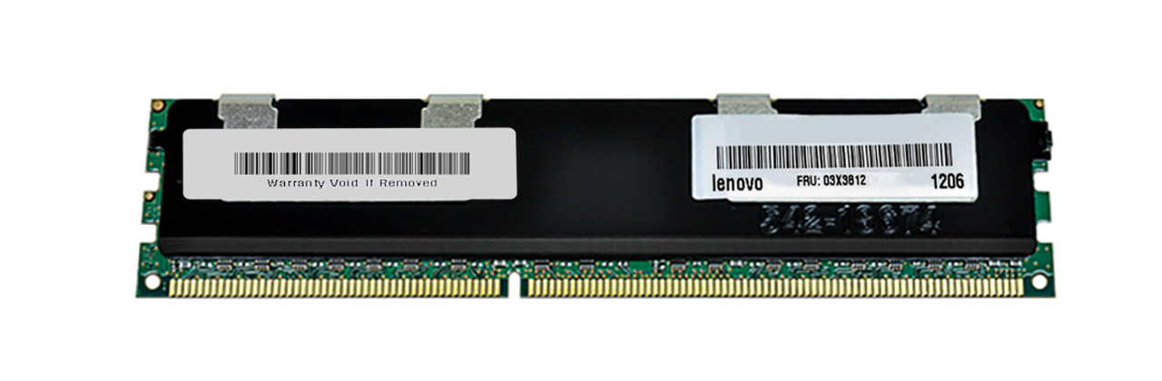 03X3812-06 Lenovo 8GB PC3-10600 DDR3-1333MHz ECC Registered CL9 240-Pin DIMM Dual Rank Memory Module