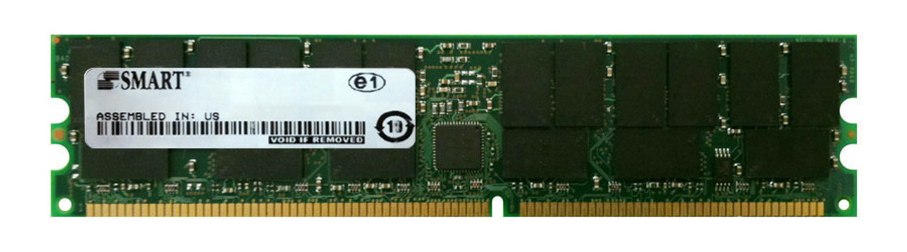 09N4035-A Smart Modular 128MB PC2100 DDR-266MHz Registered ECC CL2.5 184-Pin DIMM 2.5V Memory Module