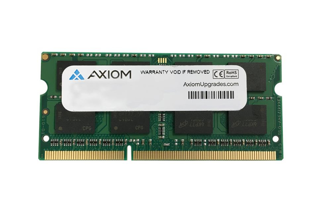 0B47381-AX-A1 Axiom 8GB PC3-12800 DDR3-1600MHz non-ECC Unbuffered CL11 204-Pin SoDimm 1.35v Low Voltage Dual Rank Memory Module