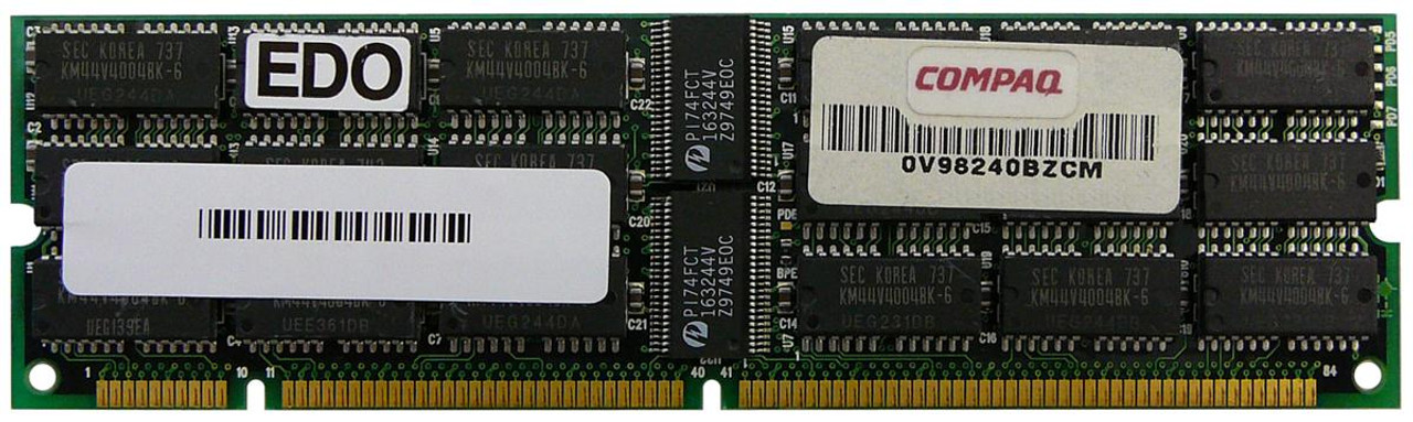 0V98240BZCM Compaq 64MB Module EDO ECC Buffered 60ns 168-Pin 3.3v 8Meg x 72