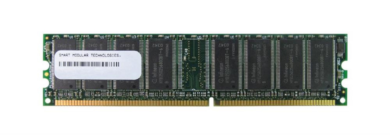 12R9236-A Smart Modular 512MB PC2100 DDR-266MHz Registered ECC CL2.5 208-Pin DIMM 2.5V Memory Module