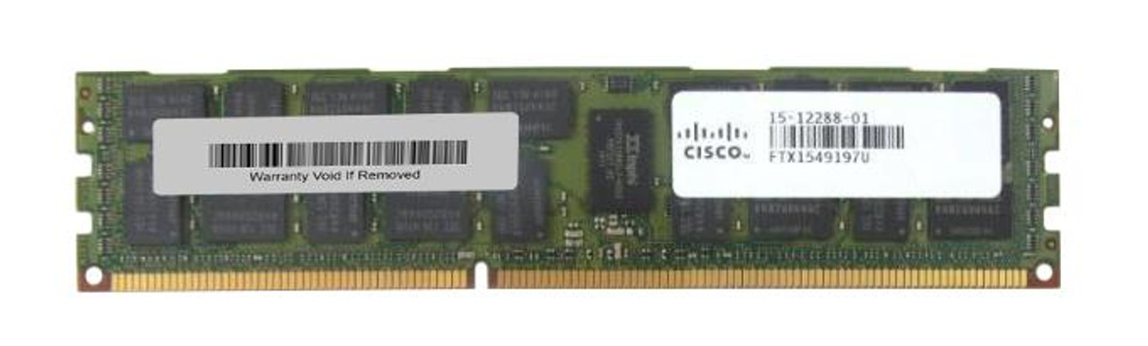 15-12288-01 Cisco 8GB PC3-10600 DDR3-1333MHz ECC Registered CL9 240-Pin DIMM Dual Rank Memory Module
