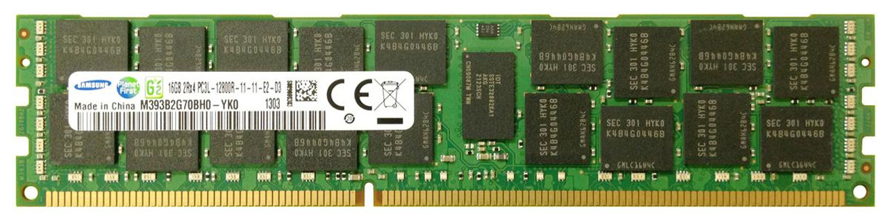 16GB2RX4PC3L-12800R Memory Upgrades 16GB PC3-12800 DDR3-1600MHz ECC Registered CL11 240-Pin DIMM 1.35V Low Voltage Dual Rank Memory Module