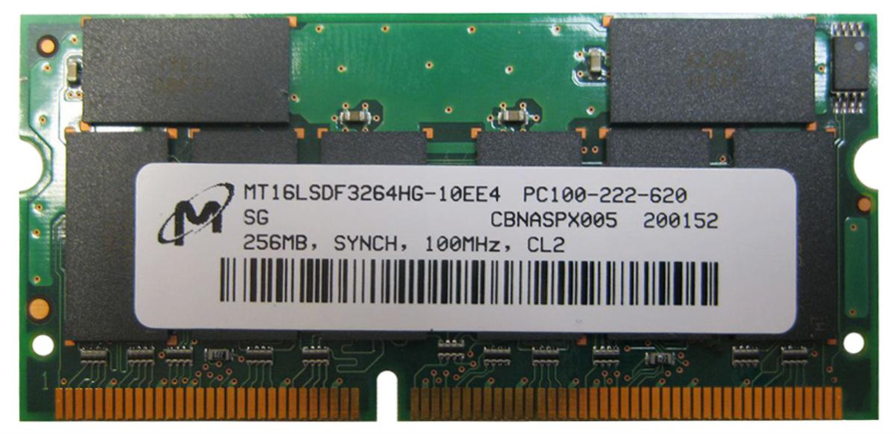 16P6327-PE Edge Memory 256MB PC100 100MHz non-ECC Unbuffered CL2 144-Pin SoDimm Low Voltage Memory Module