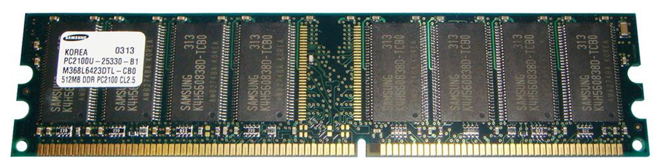 175925-001-G Memory Upgrades 512MB PC2100 DDR-266MHz non-ECC Unbuffered CL2.5 184-Pin DIMM 2.5V Memory Module