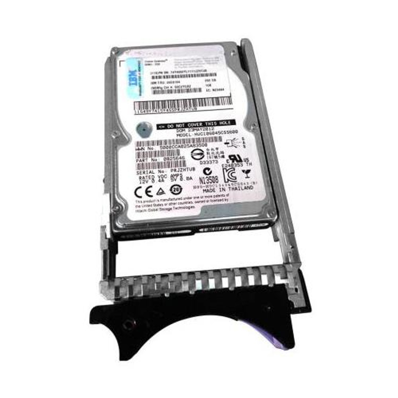 00E6164 IBM 283GB 10000RPM SAS 6Gbps 2.5-inch Internal Hard