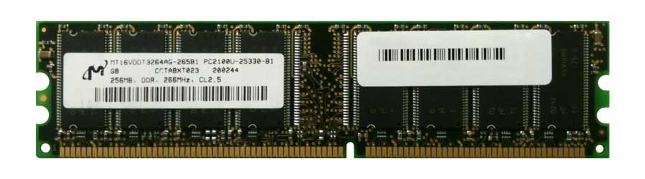 1SMDJZZCM05 Memory Upgrades 256MB PC2100 DDR-266MHz non-ECC Unbuffered CL2.5 184-Pin DIMM 2.5V Memory Module