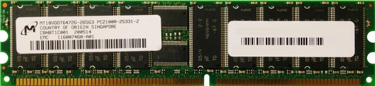 202171-B21-PE Edge 2GB Kit (4 X 512MB) PC1600 DDR-200MHz Registered ECC CL2 184-Pin DIMM 2.5V Memory