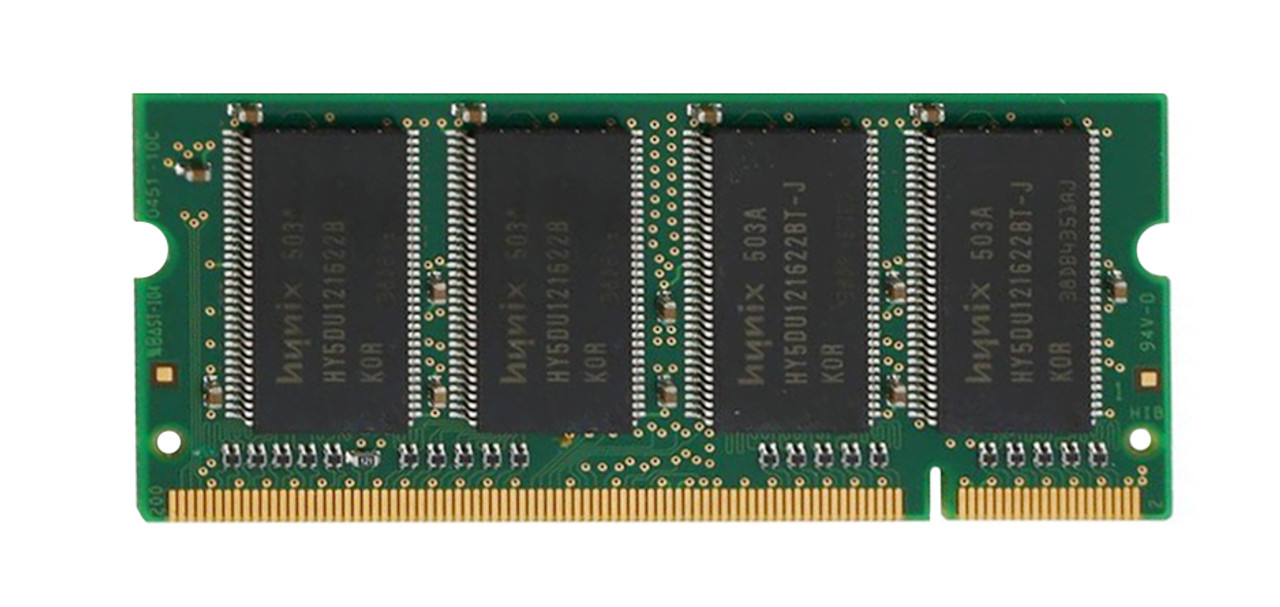 301574-001 HP 512MB PC2100 DDR-266MHz non-ECC Unbuffered CL2.5 200-Pin SoDimm Memory Module