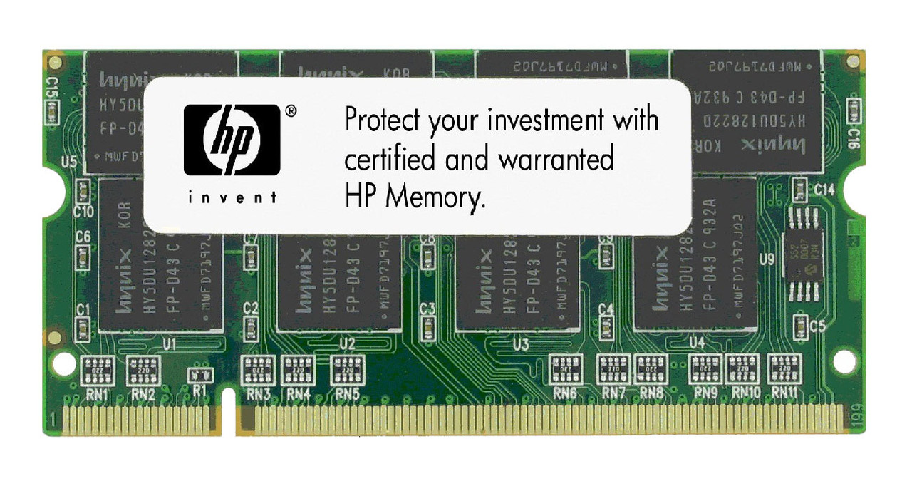 313086R-007 HP 256MB PC2700 DDR-333MHz non-ECC Unbuffered CL2.5 200-Pin SoDimm Memory Module