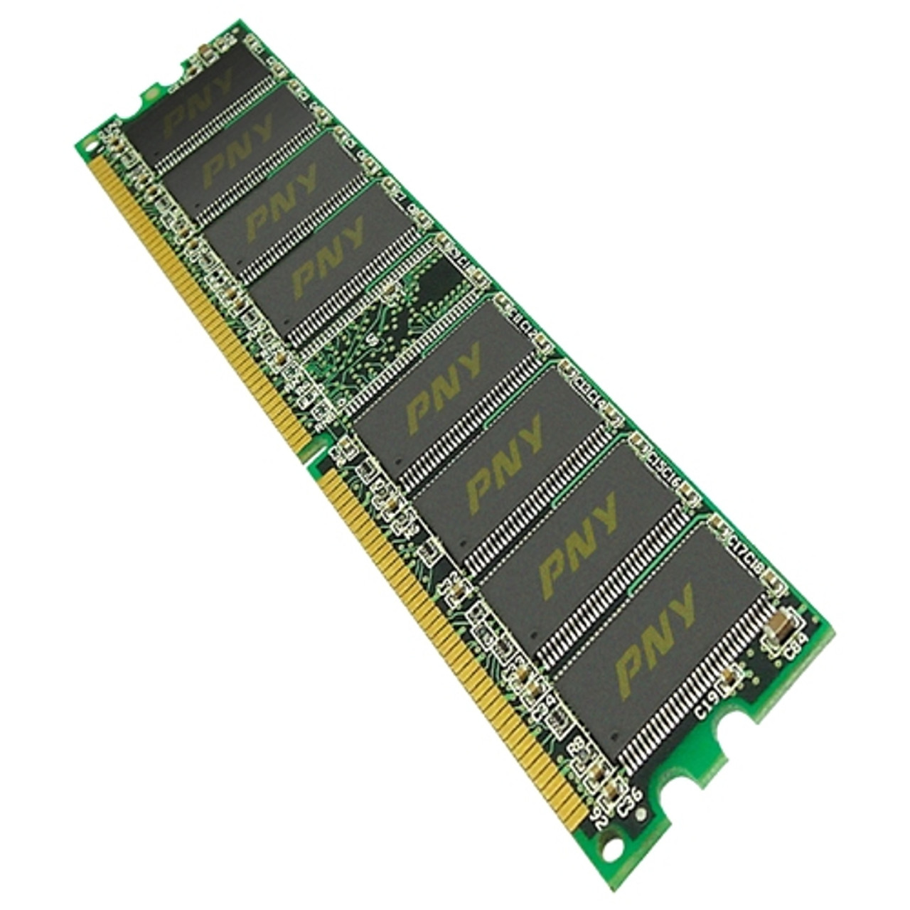 32X64D2700 PNY 256MB PC2700 DDR-333MHz non-ECC Unbuffered CL2.5 184-Pin DIMM 2.5V Memory Module