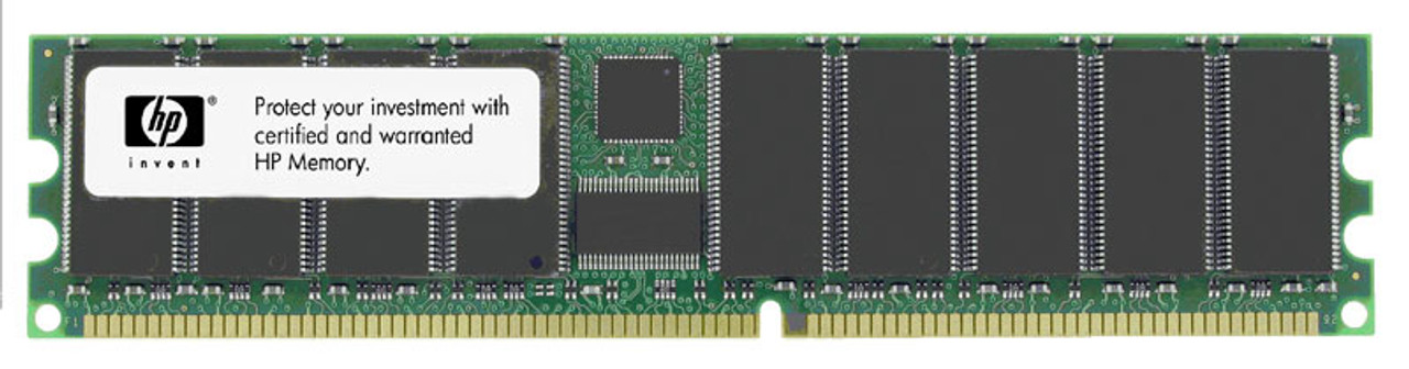 343055-B21/SPARE2 HP 1GB Kit (2 X 512MB) PC2-3200 DDR2-400MHz ECC Registered CL3 240-Pin DIMM Memory for ProLiant DL360 / DL380 G4 Server
