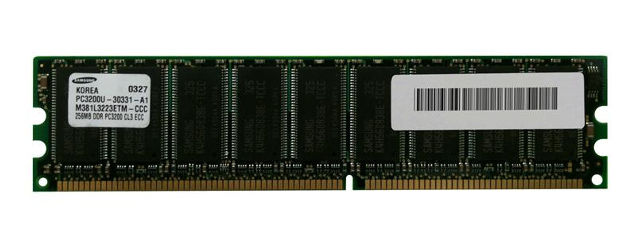 354577-B21-PE Edge 256MB PC3200 DDR-400MHz ECC Unbuffered CL3 184-Pin DIMM Memory Module